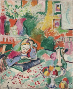 Interior con una niña 1905 fauvismo abstracto Henri Matisse Pinturas al óleo
